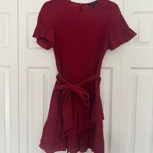 Banana Republic Rich Red Mini Dress
